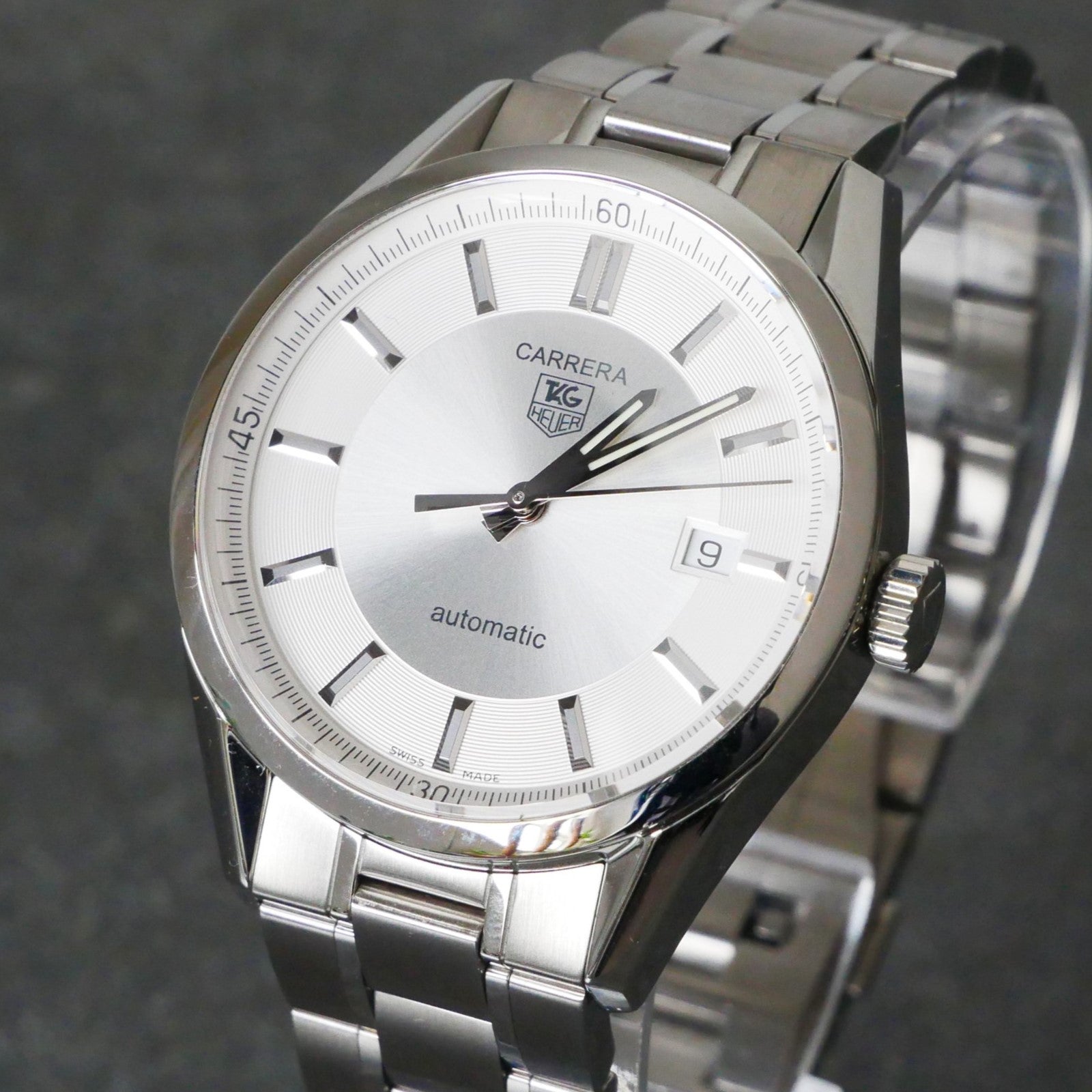 Tag Heuer Carrera 39 mm Automatic Watch WV211A.BA0787 Timeless