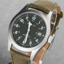 Load image into Gallery viewer, Hamilton Khaki Field Mechanical, Green dial, 38mm, H69439363