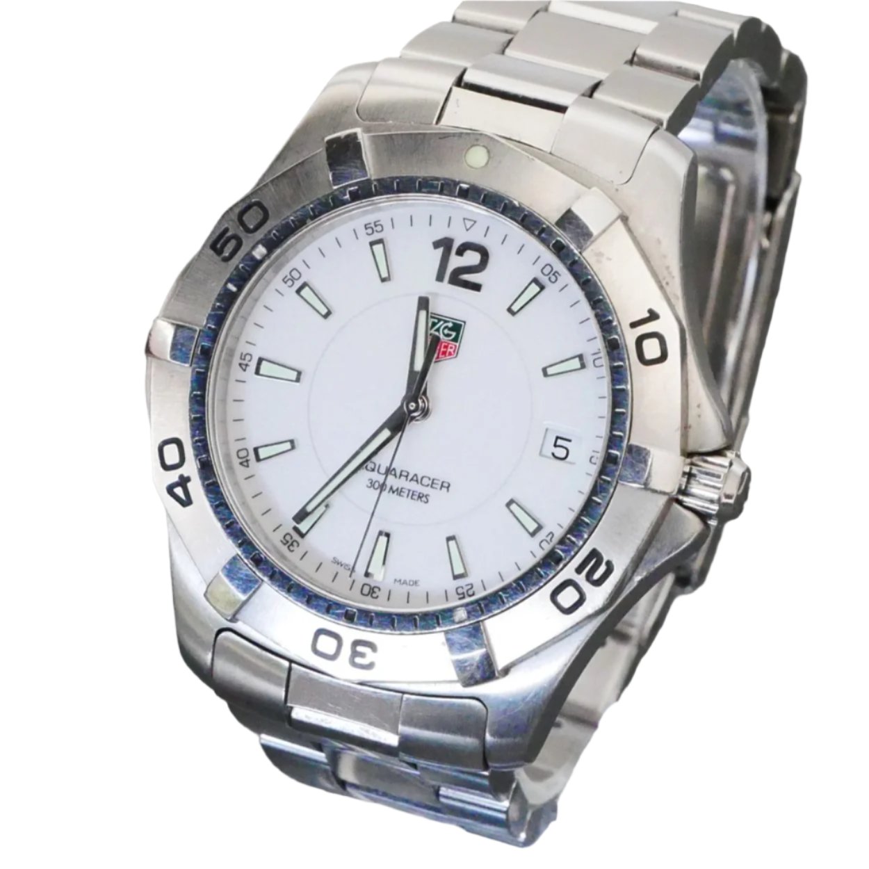 Tag Heuer, Aquaracer, 39mm, White dial, Quartz, (In