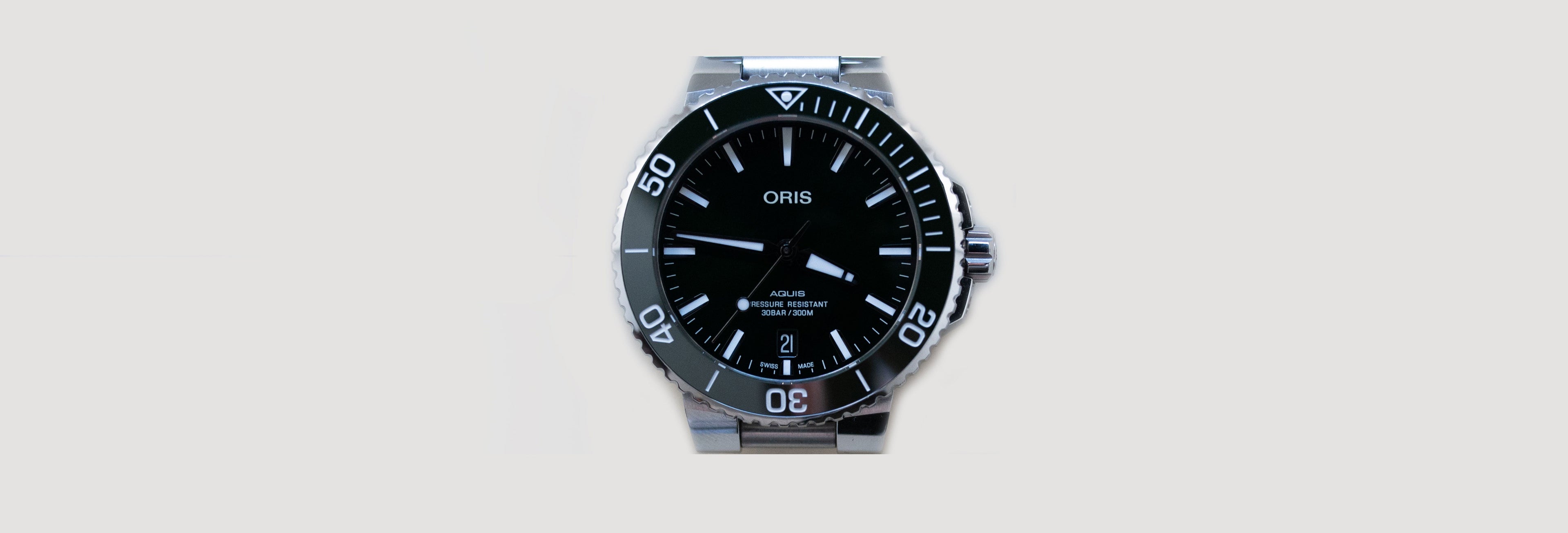 Oris Aquis 43.5mm, model number 01 733 7730 4134-07 8 24 05PEB  Black watch face