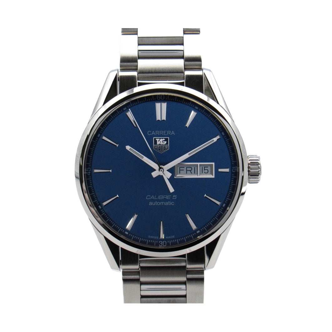 Tag Heuer, Carrera, Blue dial, Day & Date, Automatic Caliber 5, 41mm, model - WAR201E.BA0723 (Off-shore item)