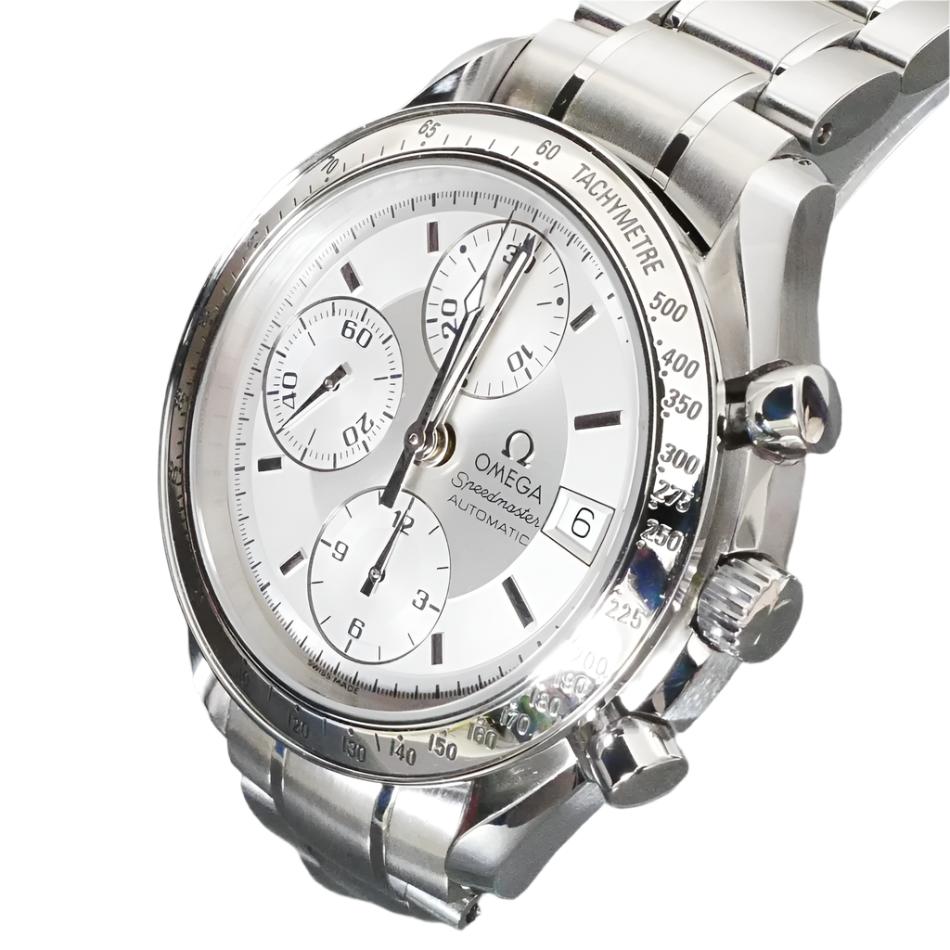 Omega, Speedmaster Date, Silver dial, Automatic Chronograph, 39mm, model 3513.30.00 (In-Stock Item)