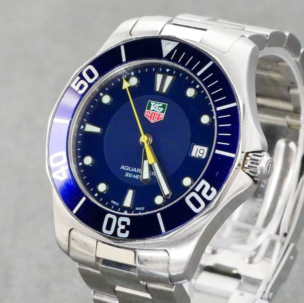 Tag Heuer, Aquaracer, 39mm, blue dial, Quartz, WAB1112.BA0801