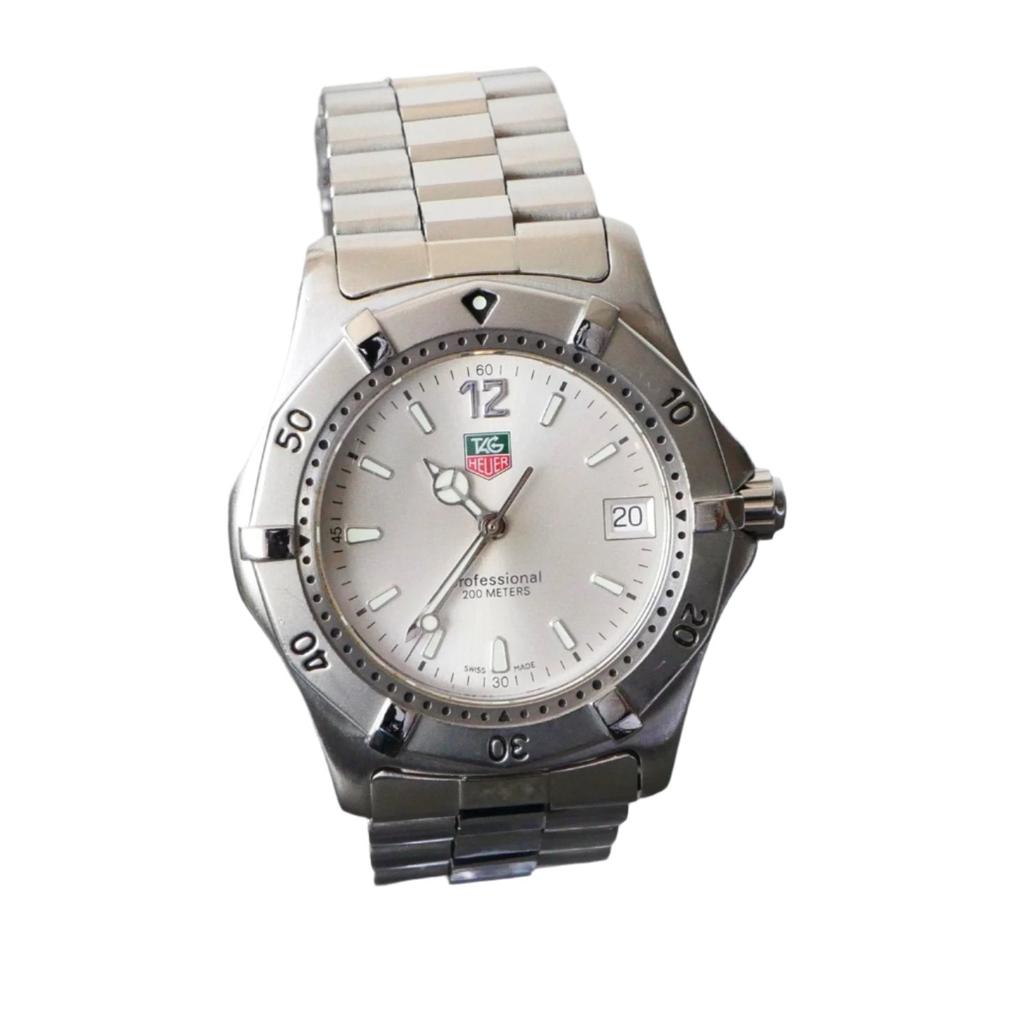 Tag Heuer 2000 Professional, Silver dial, Quartz, 38mm, model WK1112 (In Stock Item)