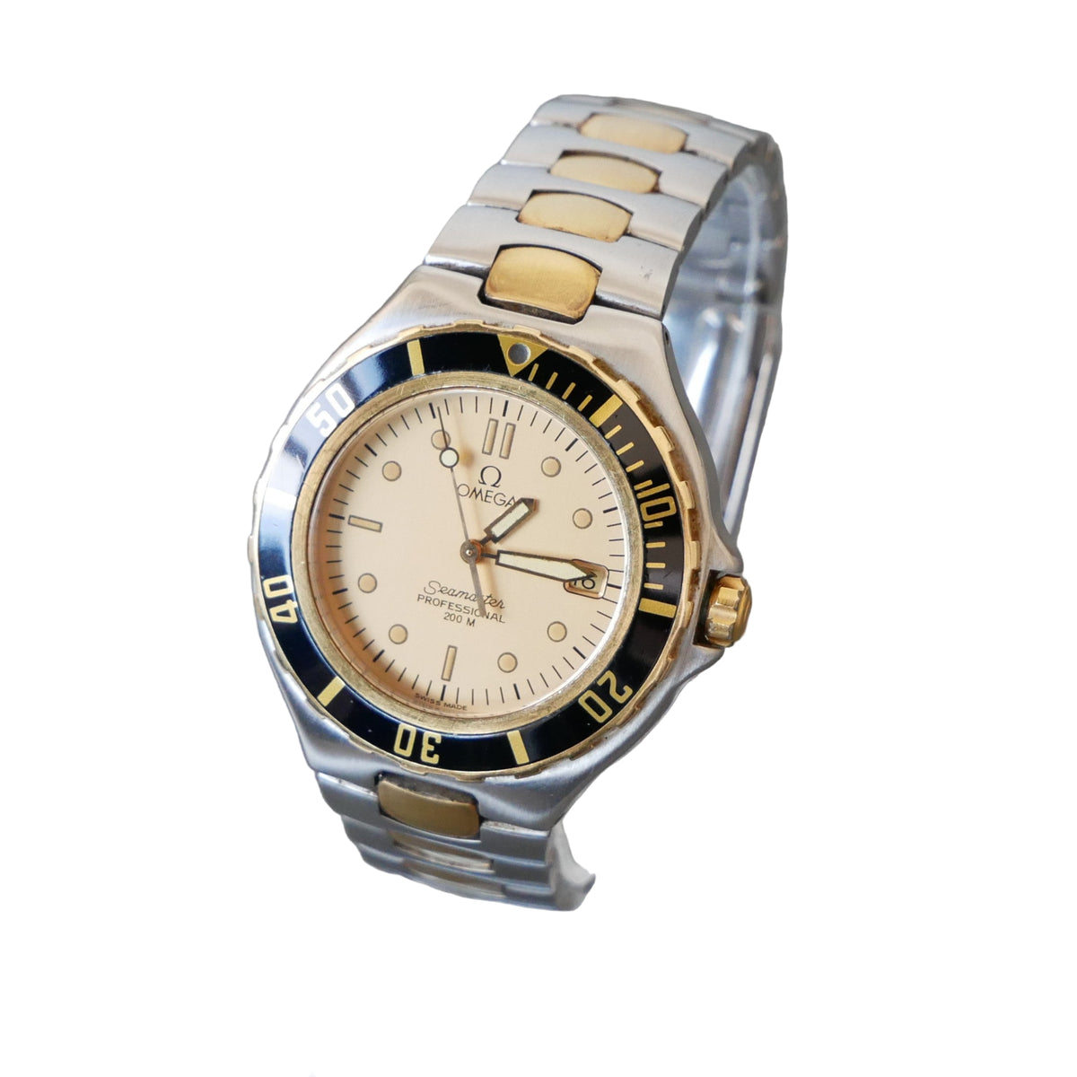 Omega Seamaster 200m 2 tone, 36mm, Quartz, 396.1042 (In-stock item)