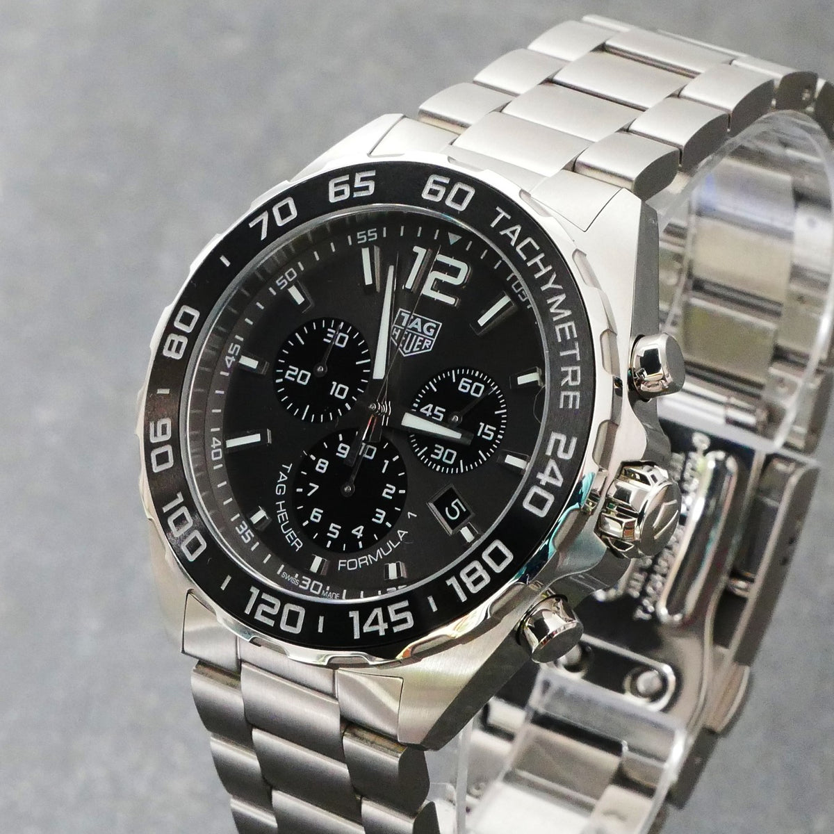 Tag Heuer, Formula 1, Steel and Ceramic Chronograph, 43 mm, Quartz, model - CAZ1011.BA0842