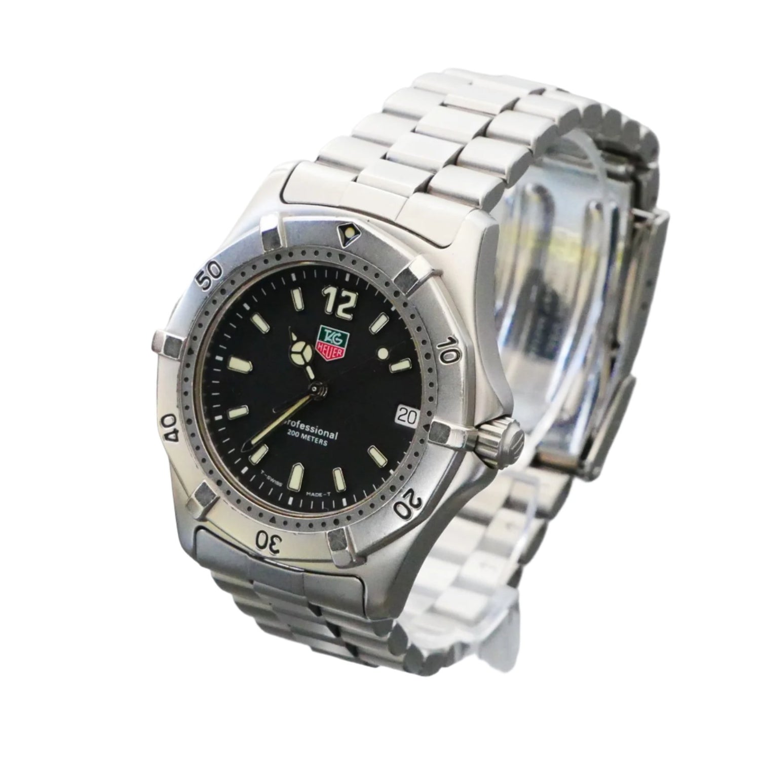 Tag Heuer 2000 Professional, Black dial, Quartz, 38mm, model WK1110