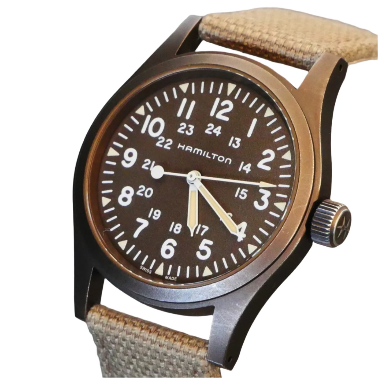 Hamilton, Khaki Field, Mechanical, Green dial, 38mm, H69449961 (In Stock Item)