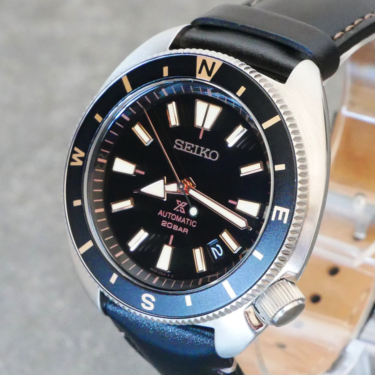 Seiko Tortoise, Automatic, Black dial, 42.4mm, SRPG17K1