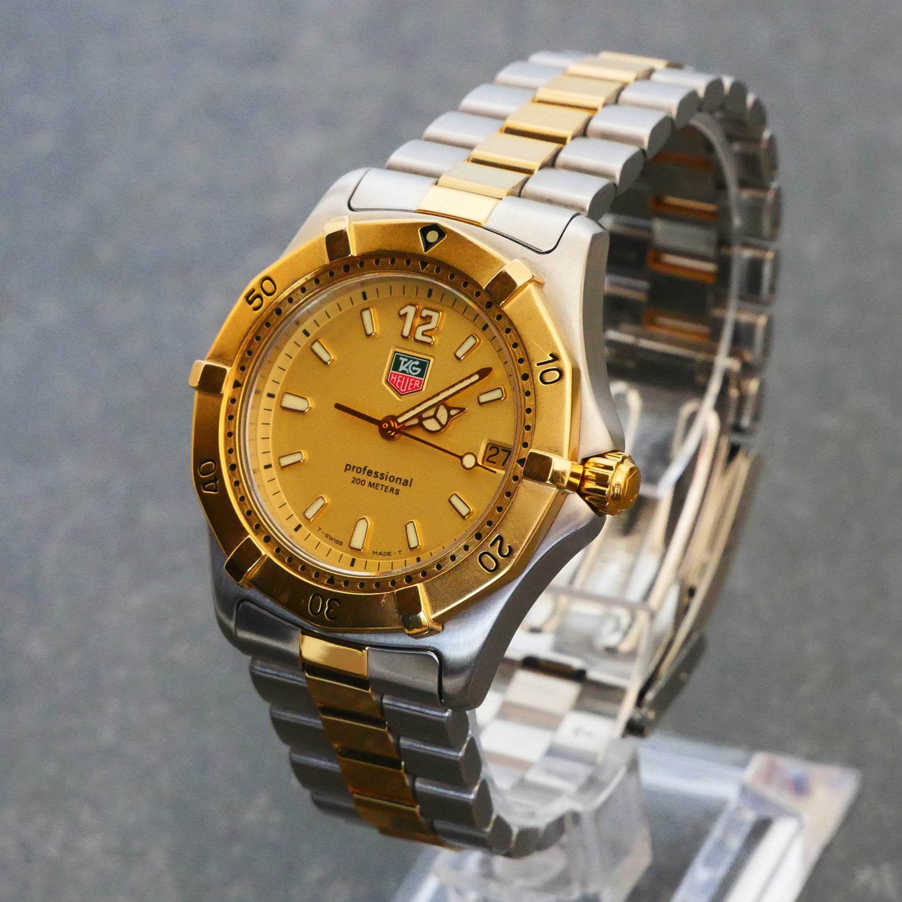 Tag Heuer 2000 Vintage 2 tone gold and stainless steel 38mm Quartz
