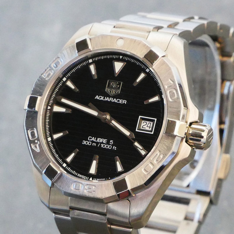 Tag Heuer, Aquaracer, 41mm, Black dial, Automatic, model - WAY2110.BA0928