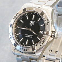 Load image into Gallery viewer, Tag Heuer, Aquaracer, 39mm, Black dial, Quartz, model - WAP1110.BA0831
