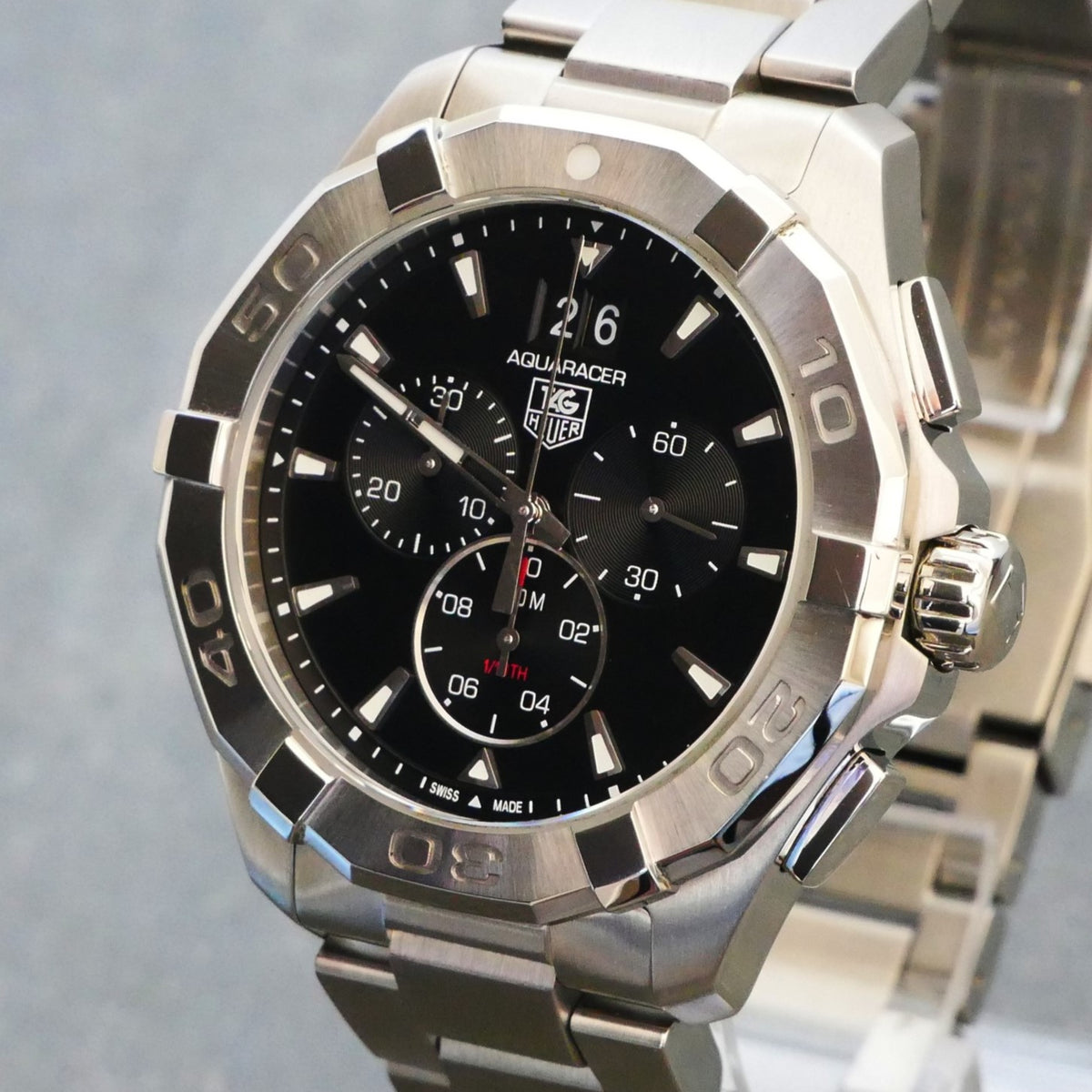 Tag Heuer, Aquaracer, Quartz Chronograph, 43mm, model - CAY1110.BA0927