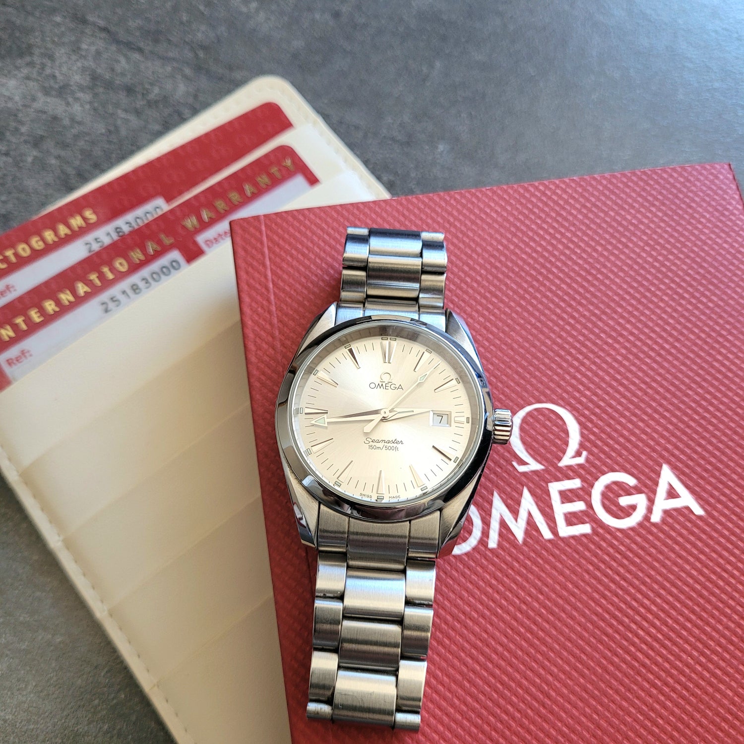Omega Seamaster Aqua Terra, (mid-size) 36mm Quartz, model 2518.30