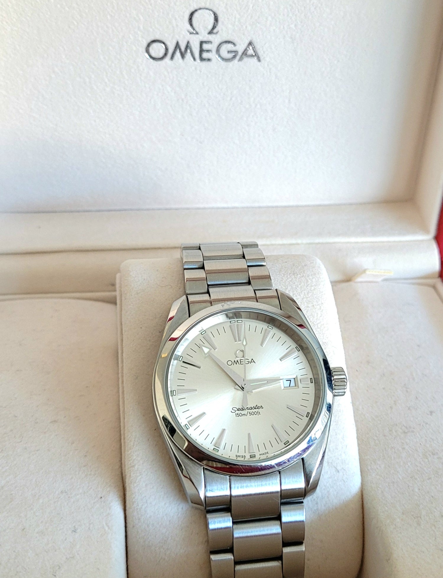 Omega Seamaster Aqua Terra, (mid-size) 36mm Quartz, model 2518.30