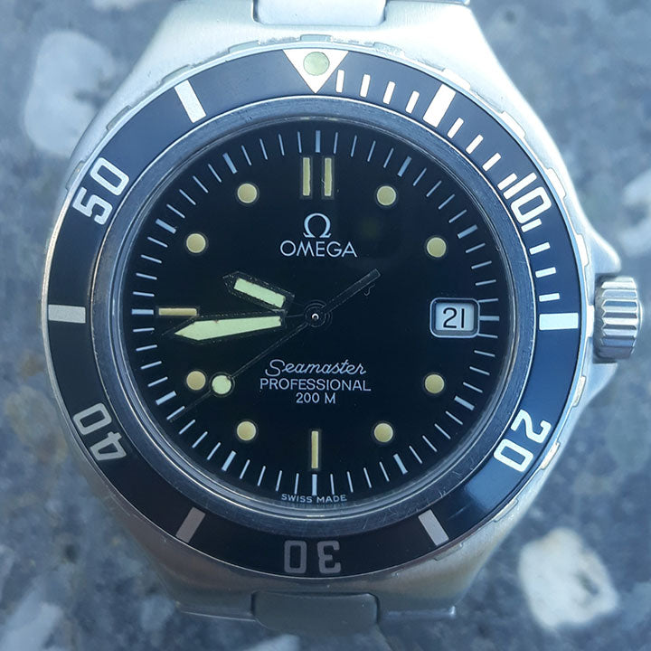 Omega 200m Seamaster Black dial