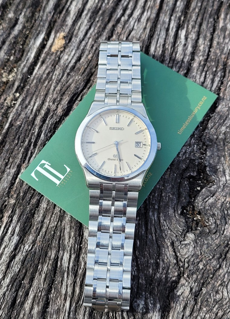 Grand Seiko, 37mm,  Quartz watch, model 8N65-9000